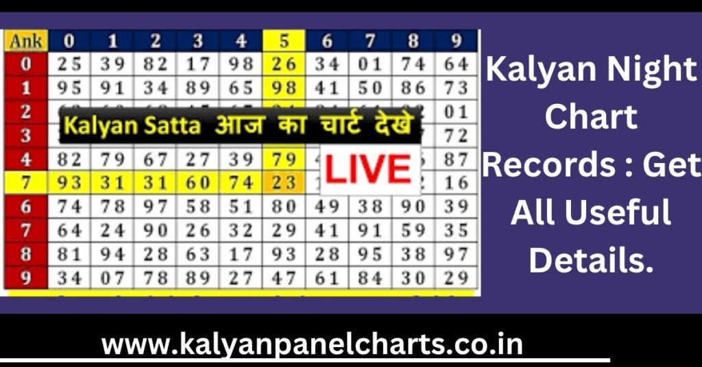 Kalyan Night Chart