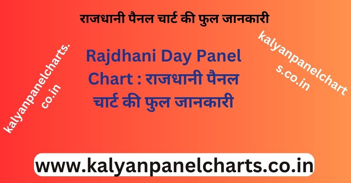 Rajdhani Day Panel Chart